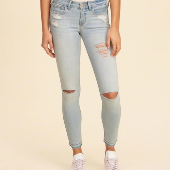 Hollister Denim - Light Washed Skinny Jeans